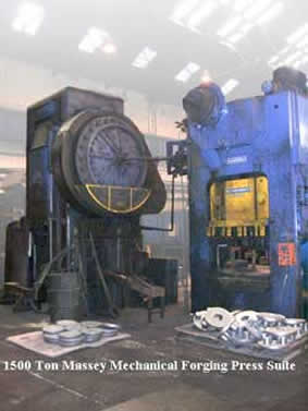 1500 Ton Massey Mechanical Forging Press Suite
